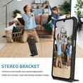 thumbnail image 4 of for Samsung Galaxy A14 5G Case with Slide Camera Cover, [Military Drop Protection] [Snug Touch] Hard Back & Soft Edge Phone Case with Stereo Bracket for Samsung A14 5G 6.6" LTT Black, 4 of 9