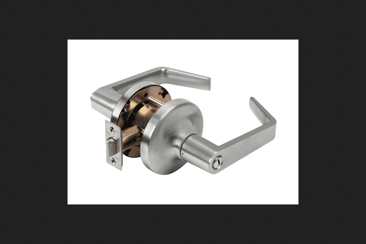 Tell Manufacturing CL100497 Classroom Lever Lock Satin Chrome Finish by Tell Manufacturing Inc.
