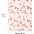 thumbnail image 2 of Flamingo Wrapping Paper Sheet - 6 Sheets Pink Flamingo Summer Wrapping Paper Folded Flat for Birthday, Wedding, Bridal Shower, Baby Shower - 19.7 Inch x 30 Inch Per Sheet, 2 of 4