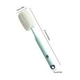 thumbnail image 2 of Soft Bottle Brush, Bottle Scrubber,10.82 Inch Long Handle Cup Cleaner Brush Sponge, Detachable Handle Portable Sponge Cleaning Brush for Cups Glasses Water Bottles Baby Bottles and Vacuum Flasks, 2 of 7