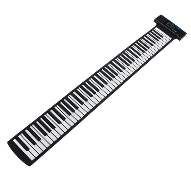 Piano Con Teclado Enrollable, Multifunción, Portátil, Función MIDI, Recargable, 15 Canciones De Demostración, 88 Teclas, Piano Enrollable Para Niños, Regalo Para Principiantes