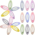 thumbnail image 1 of 40pcs Oil Drop Hair Clip Hair Accessories Hair Bow Clips No Metal Hair Clips Hair Styling Clips Colorful Hair Clips for Makeup, 1 of 5