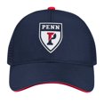 thumbnail image 2 of Men's Colosseum Navy Pennsylvania Quakers Wyatt Primary Team Trucker Adjustable Hat, 2 of 4