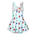 thumbnail image 5 of Uourmeti Playful Ladybug & Heart Striped Swim Dress for Girls - Quick Dry Skirted One-Piece Bathing Suit for Beach & Pool Fun, 5 of 8
