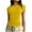 Yellow, variant on Elainilye Fashion Shirts for Women Trendy Summer Short Sleeve Solid Color Basics Crewneck Casual Pullover Top T-Shirt,Blue