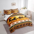 thumbnail image 3 of Castle Fairy Galloping Horse Bedding Comforter Set,Tribal Aztec Full Bedding Set, 3 of 8