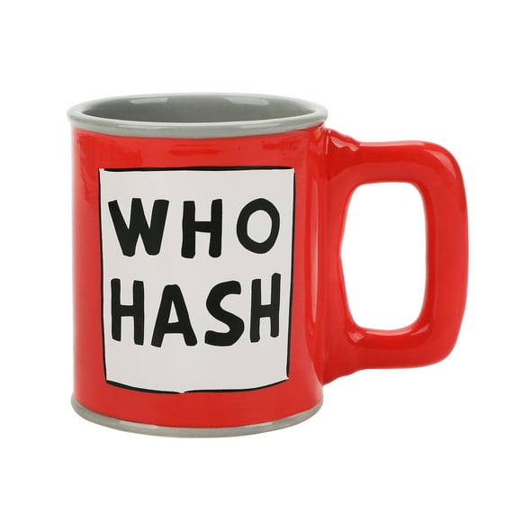 The Grinch Who Hash Red 16 Oz Sculpted Ceramic Mug