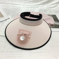 thumbnail image 5 of hengsof Sun Visor Hat with Fan, Large Area Sun Protection, USB Charging Adjustable Visor with Fan for Women, 5 of 6