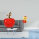 thumbnail image 2 of Estatua De Cerámica Con Forma De Serpiente, Adorno, Simulación Artística, Decoración Para El Hogar, Figura, Escultura De Fruta Para Cafetería, Estudio, Vacaciones, Año Nuevo Chino 2025,, 2 of 8