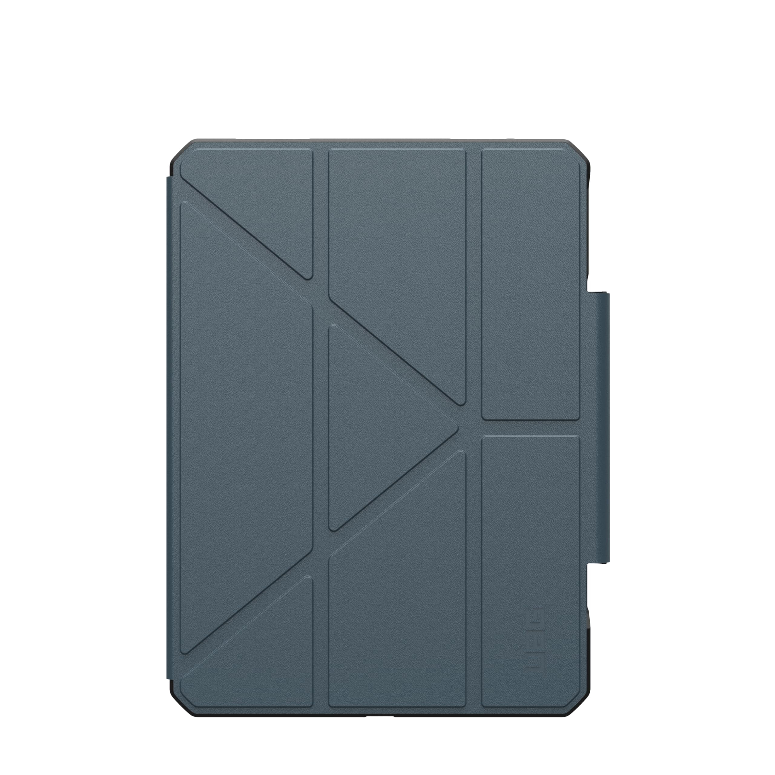 UAG iPad Air 11" Case (6th-8th Gen 2024-2026) M4/M3 - Rugged Adjustable Multi-Angle Stand Auto Sleep/Wake Folio Cover w/Pencil Holder, Essential Armor Cloud Blue