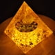 thumbnail image 4 of Pirámide de orgonita Curación Cristales naturales Energía Chakra Meditación Piedras Artesanía Hugtrwg Para estrenar, 4 of 7