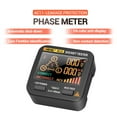 thumbnail image 2 of ANENG AC11 Socket Tester Electric Leakage Detector LCD Display Ground Wire Line Live Wire Phase Multifunctional Electrical Electroscope RCD NCV Electric Tester Circuit Polarity Detector Pl, 2 of 7