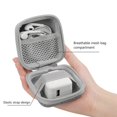 thumbnail image 4 of Travel Friendly Electronics Case with Flexible Straps Waterproof Designs Storage for Chargers Data Cables Organization Gray, 4 of 4
