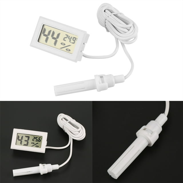 Hygrometer Reptile Lcd Digital Temperature Humidity Display Hygrometer With External Probe For Reptile Reptile Hygrometer