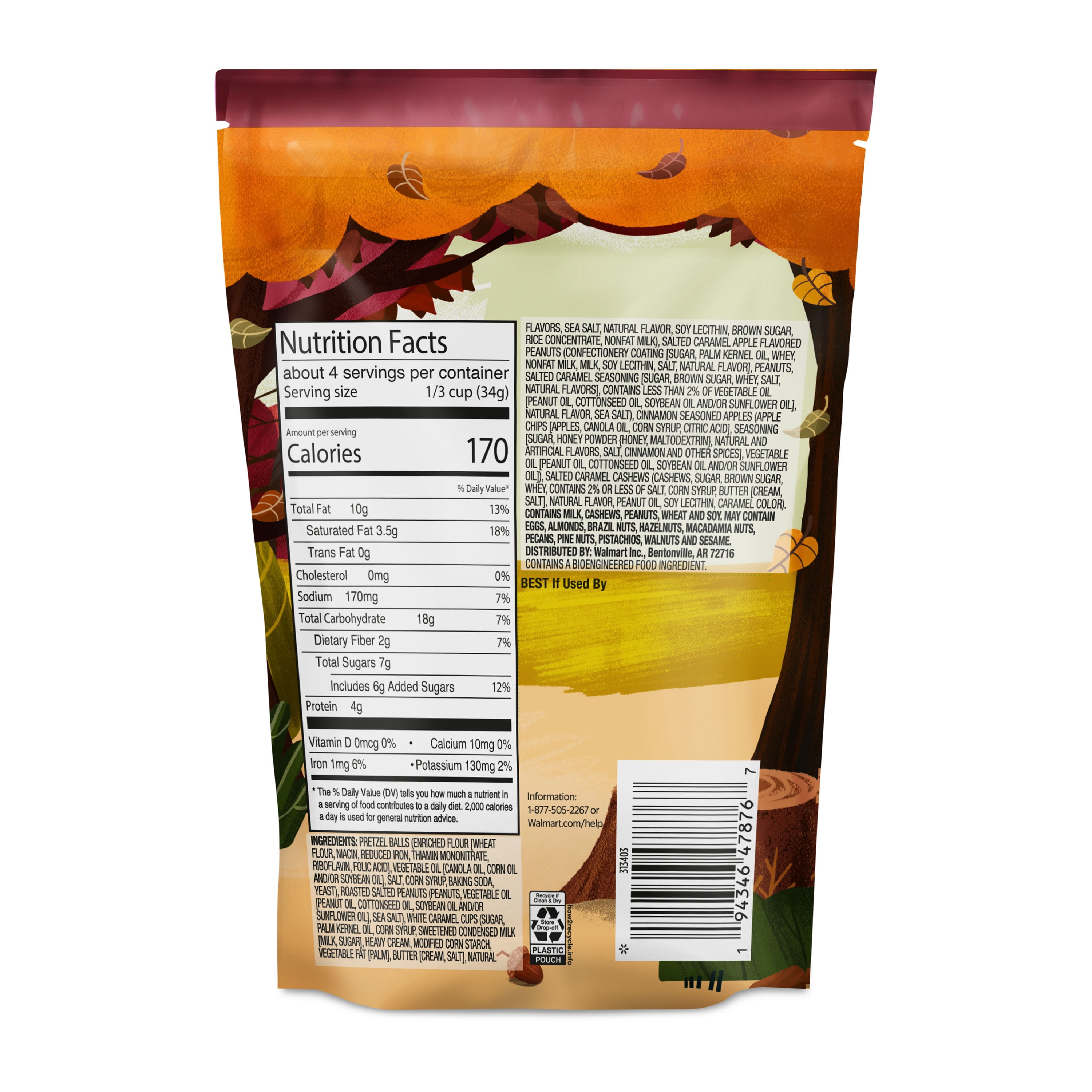 Great Value Caramel Apple Trail Mix, 5 oz