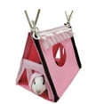 thumbnail image 3 of FITYLE Guinea Pig Hideaway Small Animal Hideout Tubes, Cage Accessories ,Nest Hamster Play Tunnels for Mice Bunny Hedgehogs Sleeping Pink, 3 of 7