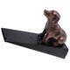 thumbnail image 3 of Tope de puerta para suelo, estatua de perro, Tope de puerta de hierro fundido, Tope de puerta de seguridad, decoración, 3 of 6