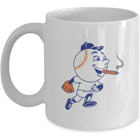 

Fathers Day Coffee Mug Mr Met Smoking Cigar 11 Oz White By Tech Fashion DIA7W1