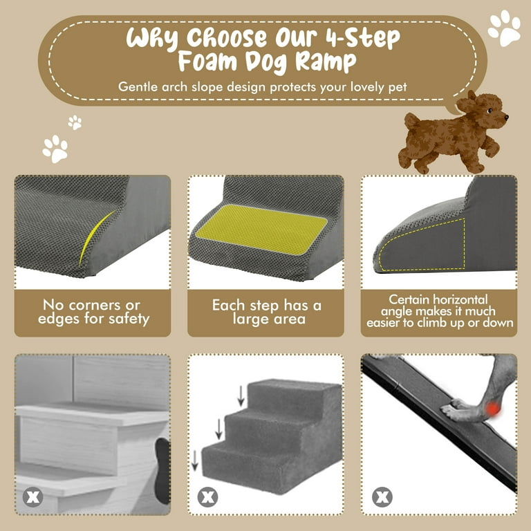 Walmart dog steps 2025 for bed