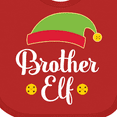 thumbnail image 4 of Inktastic Christmas Brother Elf Holiday Boys Baby Bib, 4 of 4