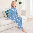 thumbnail image 3 of Unicorns Cozy Soft Long Sleeves Top and Pants 2 Piece Cool Pjs Pajamas Set Sleepwear Size 3-11Y, 3 of 6