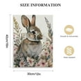 thumbnail image 2 of ARISTURING Canvas Wall Art Watercolor Rabbit Modern Animal Art Aesthetic Cute Poster Abstract Art Paintings for Living Room Bedroom Office Decor Without Frame, 2 of 5