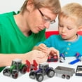 2 Pcs Models Push And Kids Toys Farm Cart Engineering Truck 2-pcs-models-push-and-kids-toys-farm-cart-engineering-truck