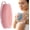 Pink, variant on 2026TripleHBB Soft Silicone Body Scrubber 1/2 PCS Silicone Body Shower, Silicone Loofah 2 in 1 Bath and Shampoo Brush, Body Scrubber Shower Cleaning Exfoliating Use for Sensitive Skin, Lather Well