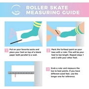 C7 Skates Quad Roller Skates, Great for Outdoor Use, Many Color Varieties (Mint, Women's 8 and Men's 7)