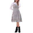 thumbnail image 1 of VESTIDO CON TIRANTES INSPIRADOR CHIC para Mujer, Cuello Cuadrado, Vestido Midi A-Line, M Beige, 1 of 6