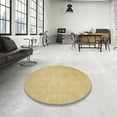 thumbnail image 4 of Ahgly Company Machine Washable Indoor Rectangle Abstract Gold Area Rugs, 8' x 10', 4 of 7
