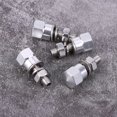 thumbnail image 5 of Tornillos de marco para matrícula, rosca Universal, 4 Uds., para motocicleta (plateado), 5 of 5