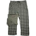 thumbnail image 2 of Hanes Men's and Big Men's ComfortSoft Long Sleeve Crew & Cotton Flannel Pant Pajama Set, 2 of 3