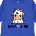 thumbnail image 4 of Inktastic Nana Loves Me Girl Cow Girls Long Sleeve Toddler T-Shirt, 4 of 5