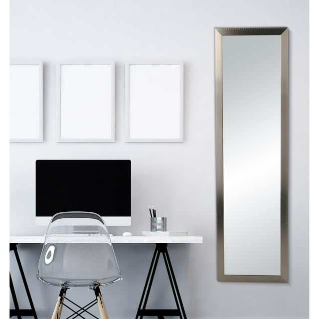 BrandtWorks BM26THIN Embossé Plancher Incliné Grand Miroir 19.5''x 69''