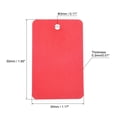 thumbnail image 2 of Uxcell Waterproof Eyelet Hole Plastic Shipping Tags,Outdoor Tags,30 x 50mm Red 100pack, 2 of 5