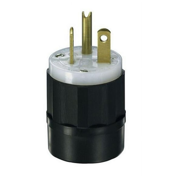 Leviton 05466-00C 20amp NEMA 6-20P Industrial Straight Blade Grounding Plug