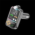 thumbnail image 1 of TIMIFIS Car Bluetooth 5.0 Wireless Handsfree Car FM Transmitter Receiver Radio MP3 Adapter Player Gift, 1 of 5