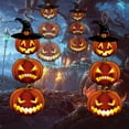 thumbnail image 1 of pstuiky Colgante de calabaza de Halloween para centro comercial hotel escaparate de karaoke decoración de pared de fondo colgante de papel, 1 of 4
