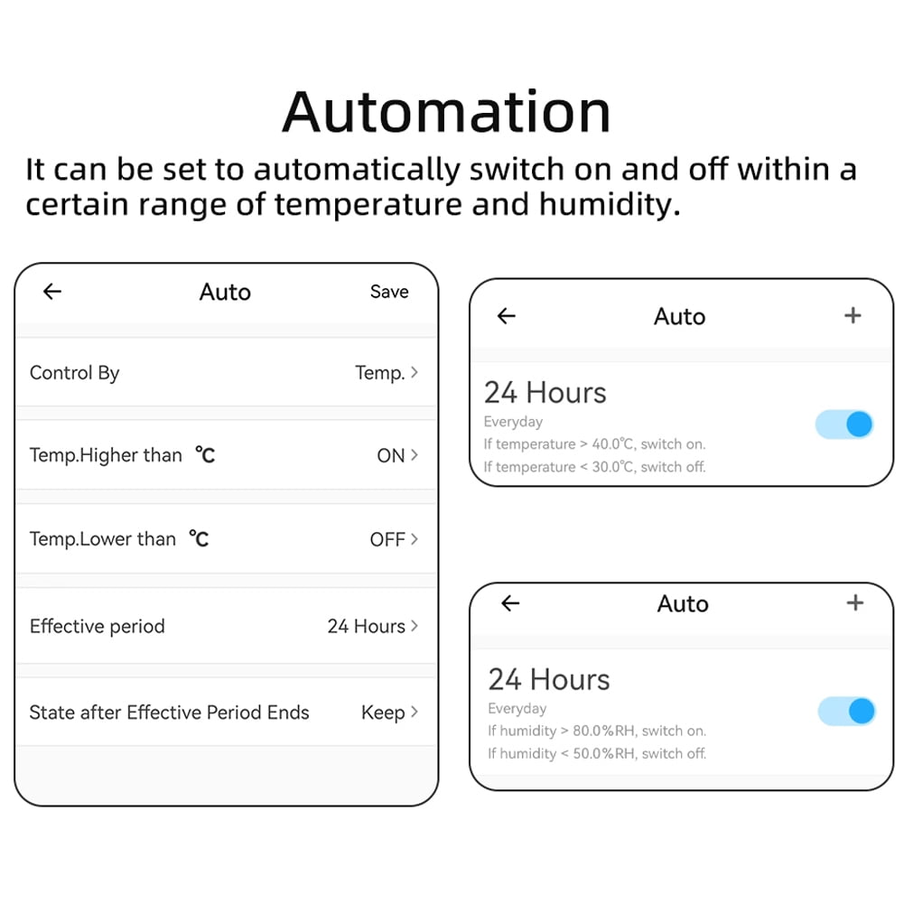 Temperature Ewelink WiFi Temperature Switch Mobilephone APP Control With Data Statistics Support IFTTT Automation Scenarios Function Compatible With  And  Assistant For