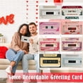 thumbnail image 2 of Voice Recordable Greeting Card - 60s Message Recorder Cassettes Talking Card, Tape Cassette Seco Voice 60 Recording Present,, 2 of 7