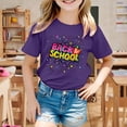 thumbnail image 2 of aDJFDGT T-Shirts Chat Enfants Saison Scolaire Rentrée Scolaire Imprimé Décontracté Manches Courtes Haut T-Shirt, 2 of 7