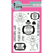 Pink & Main PM0044 Pink & Main Clear Stamps 4"X6" - Turkey Day