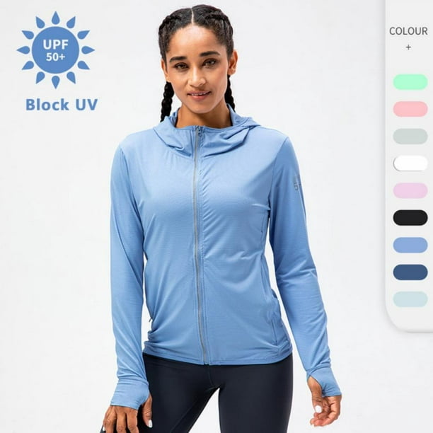 EIMELI Womens UPF 50+ UV Sun Protection Women's Clothing Zip Up