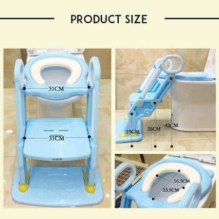 step cushion toilet training potty stool antiskid foldable adjustable safe soft super ladder contoured slip anti seat