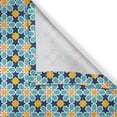 thumbnail image 4 of Ambesonne Abstract Valance Pack of 2, Eastern Inspired Formation, 54"X18", Night Blue Turquoise, 4 of 5