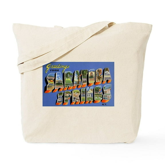 CafePress - Saratoga Springs New York Tote Bag - Unisex Canvas Tote Bag, Beige, 1-Piece