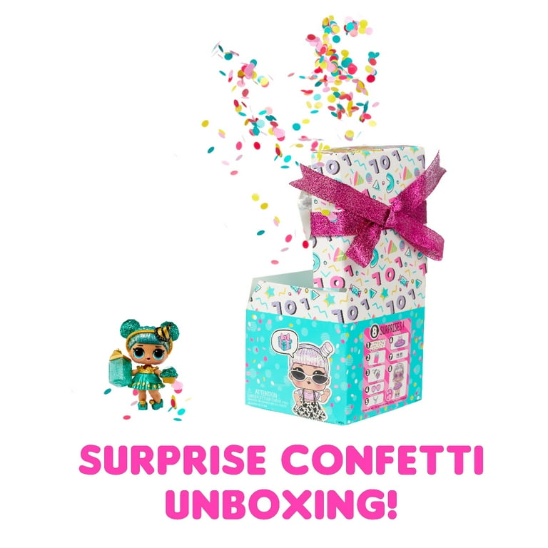 LOL Surprise! Confetti Pop Birthday Doll with 8 Surprises - Great Gift for  Girls Age 4+