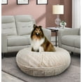 thumbnail image 4 of Bessie and Barnie Signature Natural Beauty Luxury Extra Plush Faux Fur Bagel Pet/ Dog Bed, 4 of 7