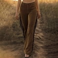 thumbnail image 4 of Tassel Flare Western Outfit for Women Baggy Cowgirl Vintage Fringe Trim Womens Trousers Soft Cowboy Wide Leg Pants Woman Brown, 4 of 5